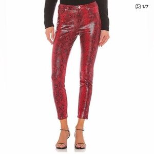 BLANK NYC Firehouse Snake Skin Pant
